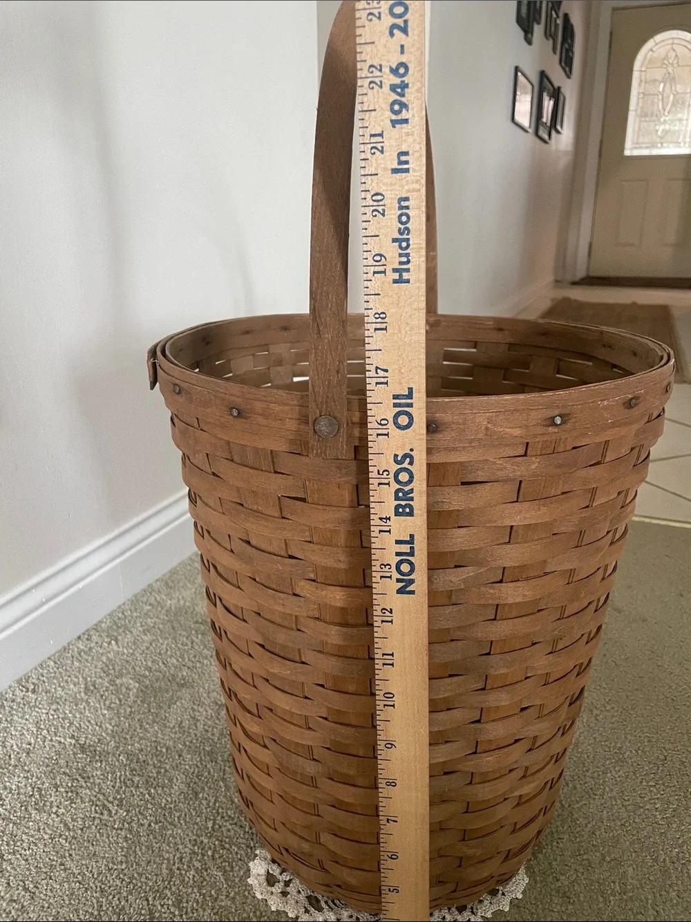 Longaberger 1984 Large Inverted Vintage Basket